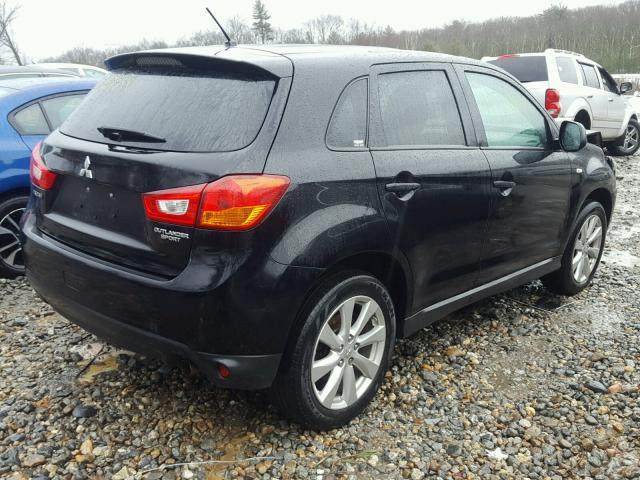 4A4AP3AU9EE031236 - 2014 MITSUBISHI OUTLANDER BLACK photo 4