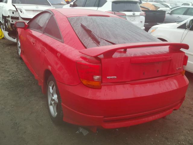 JTDDY32T810046986 - 2001 TOYOTA CELICA GT- RED photo 3