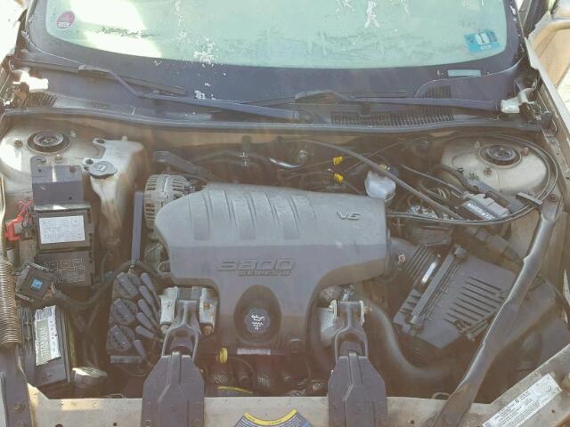 2G1WH52K449280878 - 2004 CHEVROLET IMPALA LS TAN photo 7