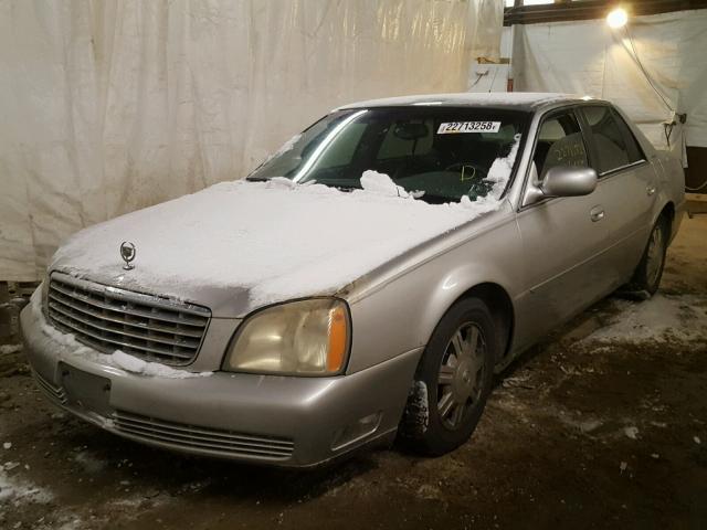 1G6KD54Y74U180783 - 2004 CADILLAC DEVILLE SILVER photo 2