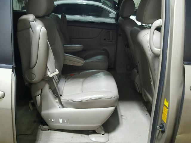 5TDZA22C44S135508 - 2004 TOYOTA SIENNA XLE TAN photo 6