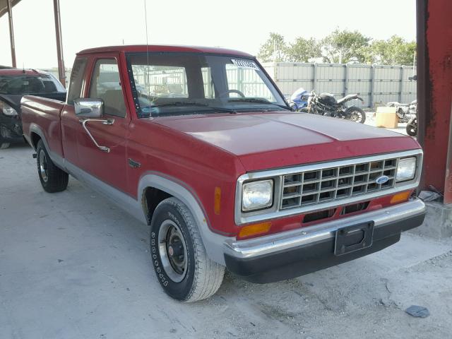 1FTCR14T7JPA30313 - 1988 FORD RANGER SUP RED photo 1