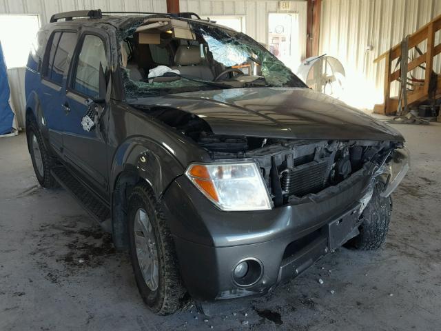 5N1AR18U85C735172 - 2005 NISSAN PATHFINDER GRAY photo 1