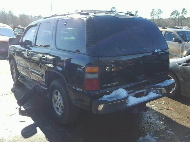 1GNEK13TX1R179499 - 2001 CHEVROLET TAHOE K150 BLACK photo 3