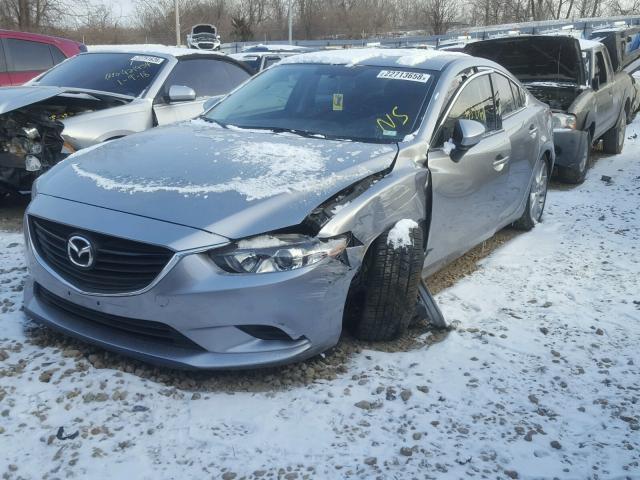 JM1GJ1V65F1176835 - 2015 MAZDA 6 TOURING SILVER photo 2