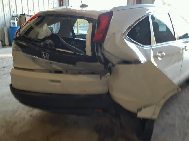 5J6RM3H79EL025705 - 2014 HONDA CR-V EXL WHITE photo 9