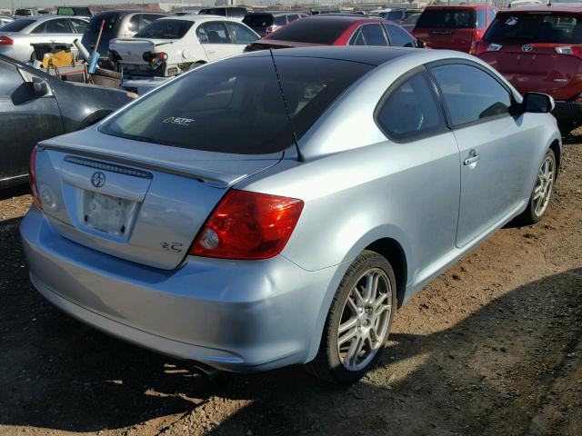 JTKDE177160112058 - 2006 TOYOTA SCION TC BLUE photo 4