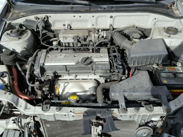 KMHCG45C95U669687 - 2005 HYUNDAI ACCENT GL SILVER photo 7