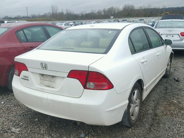 1HGFA16808L062844 - 2008 HONDA CIVIC EX WHITE photo 4