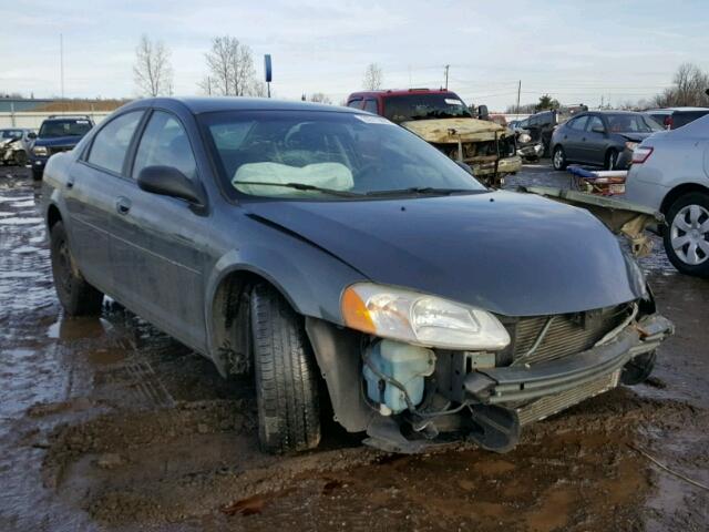 1B3EL36X42N112116 - 2002 DODGE STRATUS SE GRAY photo 1