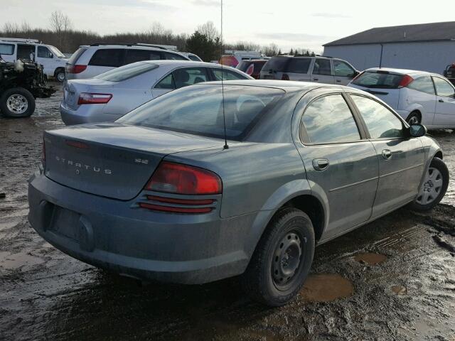 1B3EL36X42N112116 - 2002 DODGE STRATUS SE GRAY photo 4