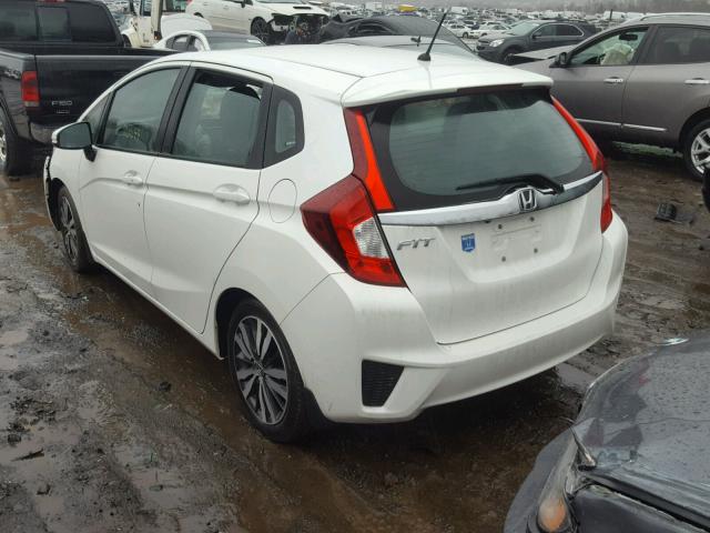 3HGGK5H89FM734272 - 2015 HONDA FIT EX WHITE photo 3