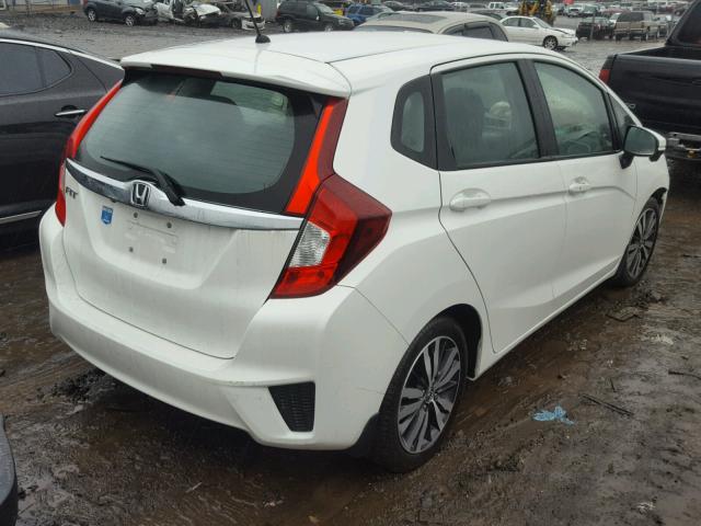 3HGGK5H89FM734272 - 2015 HONDA FIT EX WHITE photo 4