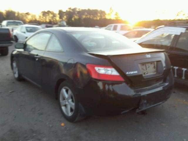 2HGFG12806H525791 - 2006 HONDA CIVIC EX შავი ფოტო 3