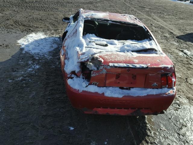 1FAFP42X71F231893 - 2001 FORD MUSTANG GT RED photo 10