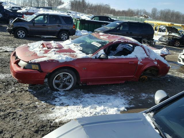 1FAFP42X71F231893 - 2001 FORD MUSTANG GT RED photo 9