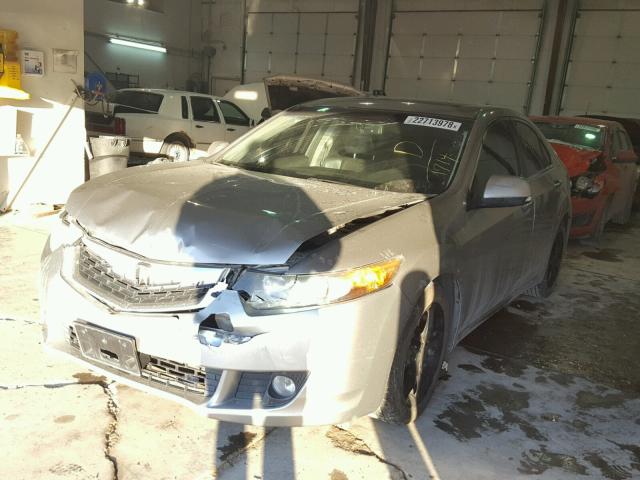 JH4CU2F65AC011714 - 2010 ACURA TSX GRAY photo 2