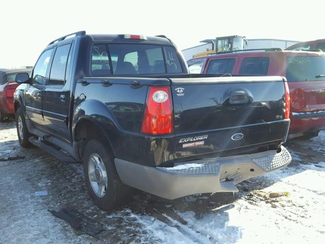 1FMZU67E12UB57611 - 2002 FORD EXPLORER S BLACK photo 3