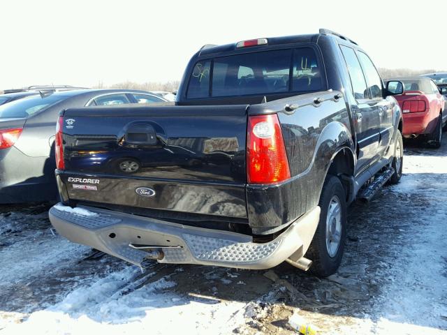 1FMZU67E12UB57611 - 2002 FORD EXPLORER S BLACK photo 4