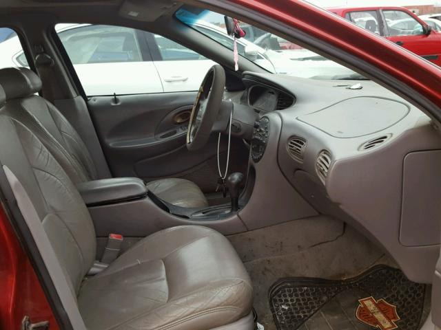 1FAFP53S3WG131297 - 1998 FORD TAURUS SE MAROON photo 5