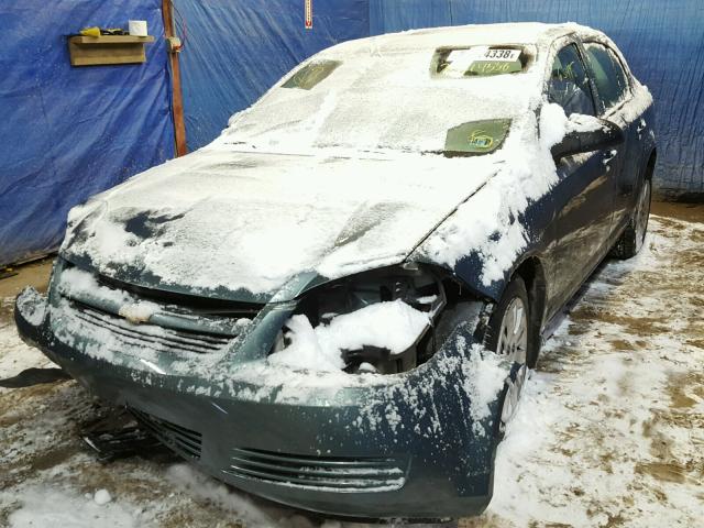 1G1AB5F57A7137050 - 2010 CHEVROLET COBALT LS BLUE photo 2