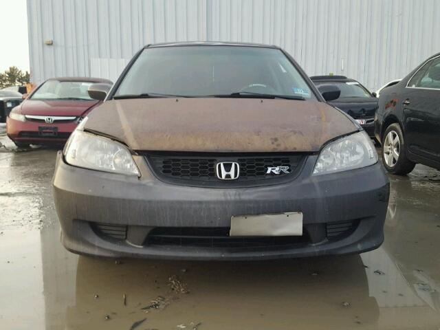 2HGES16614H571310 - 2004 HONDA CIVIC LX BLUE photo 9