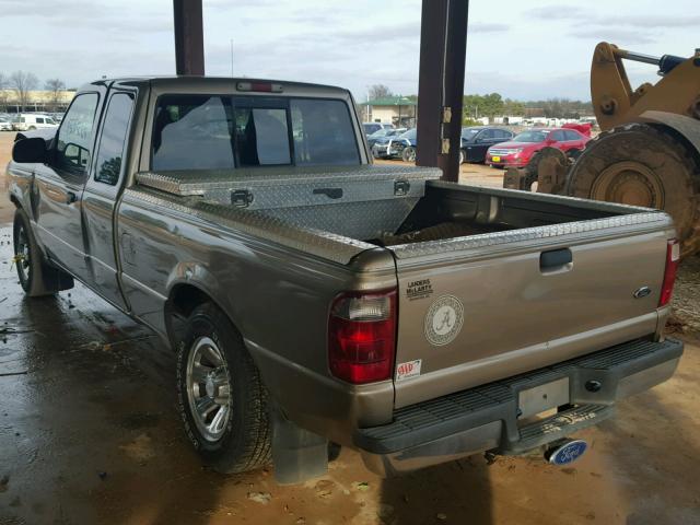 1FTYR44E53PA22240 - 2003 FORD RANGER SUP BROWN photo 3