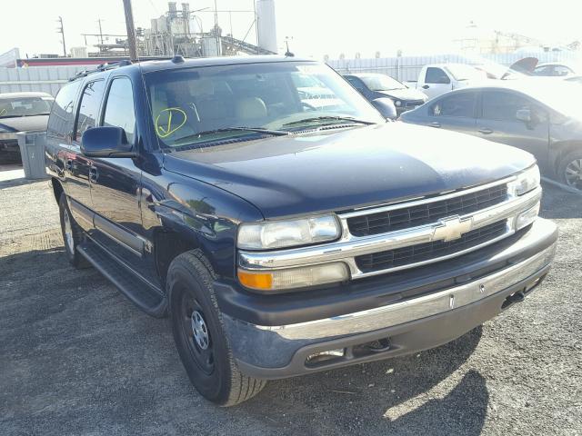 1GNFK16Z24J163532 - 2004 CHEVROLET SUBURBAN K BLUE photo 1