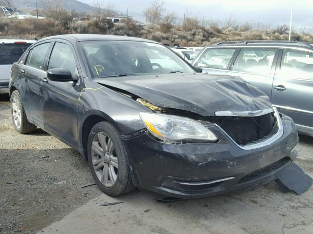 1C3CCBABXDN705658 - 2013 CHRYSLER 200 LX BLACK photo 1