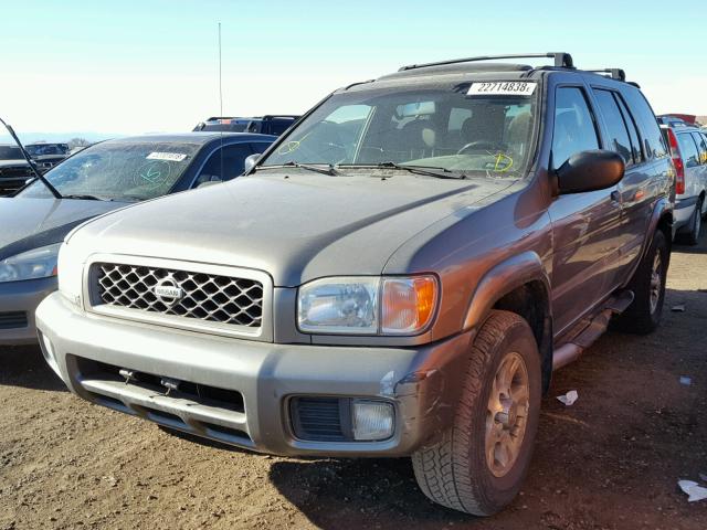 JN8DR09Y51W616652 - 2001 NISSAN PATHFINDER GRAY photo 2