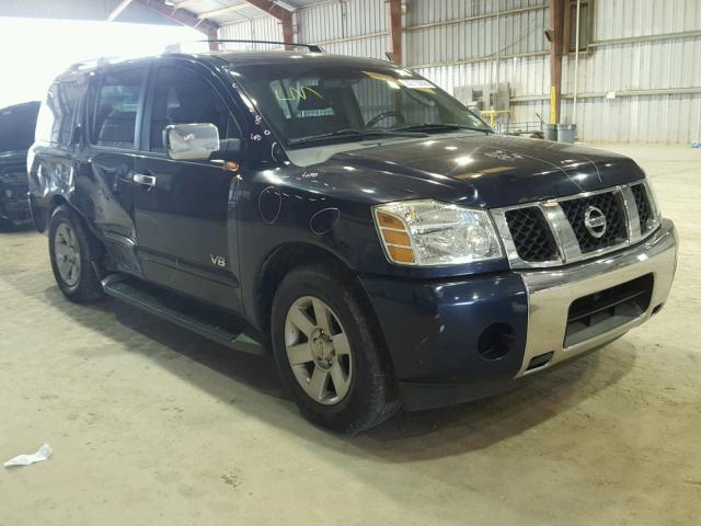 5N1BA08A77N718429 - 2007 NISSAN ARMADA SE BLUE photo 1