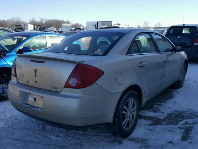 1G2ZG558164217111 - 2006 PONTIAC G6 SE1 GOLD photo 4