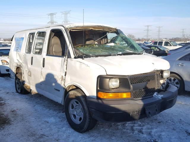 1GCFG25T131164151 - 2003 CHEVROLET EXPRESS G2 WHITE photo 1