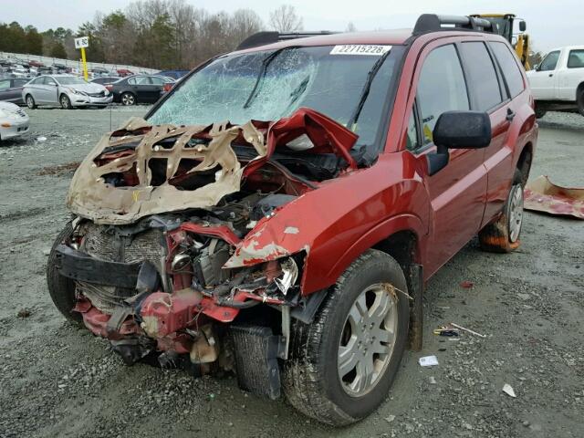 4A4MN21S48E017874 - 2008 MITSUBISHI ENDEAVOR L BURGUNDY photo 2