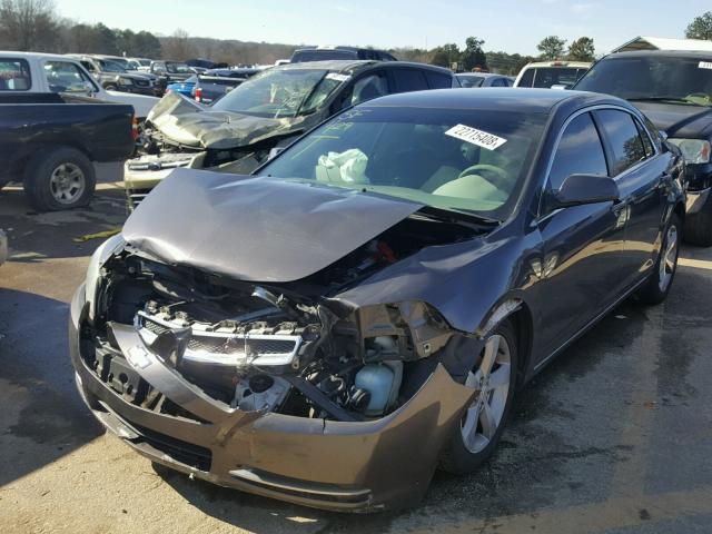 1G1ZC5EU1BF194697 - 2011 CHEVROLET MALIBU 1LT GRAY photo 2