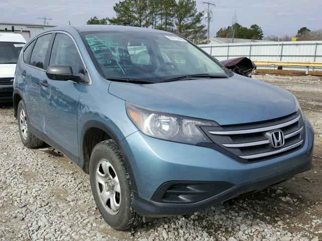 2HKRM3H33EH530629 - 2014 HONDA CR-V LX BLUE photo 1