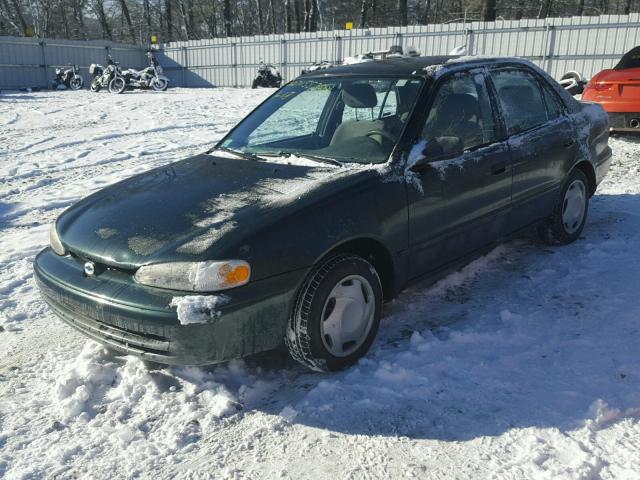 1Y1SK52871Z426313 - 2001 CHEVROLET GEO PRIZM 绿色 照片 2