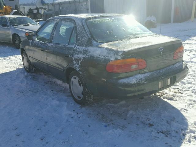 1Y1SK52871Z426313 - 2001 CHEVROLET GEO PRIZM 绿色 照片 3