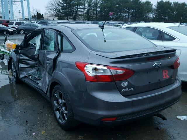 1FADP3F20EL243200 - 2014 FORD FOCUS SE GRAY photo 3