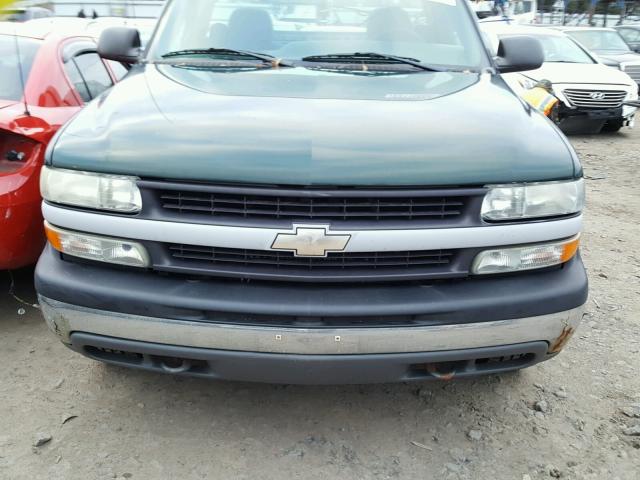 1GCEK14V12Z253208 - 2002 CHEVROLET SILVERADO GREEN photo 9