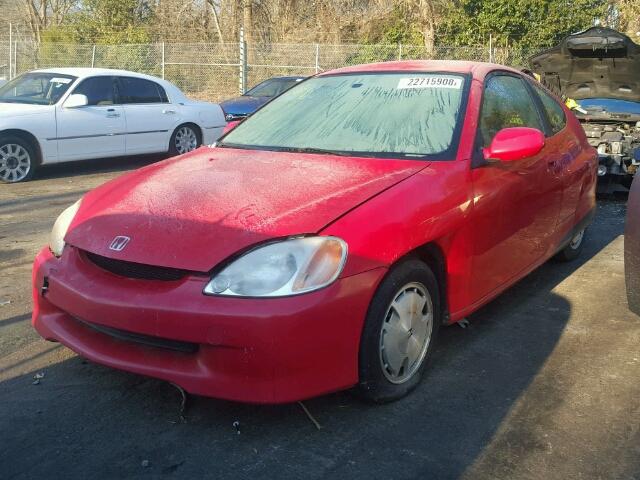 JHMZE135XYT001350 - 2000 HONDA INSIGHT RED photo 2