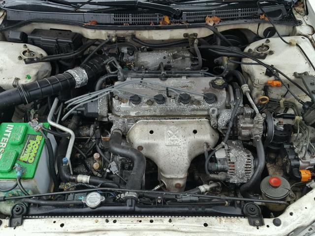 1HGCG5665YA149061 - 2000 HONDA ACCORD EX WHITE photo 7