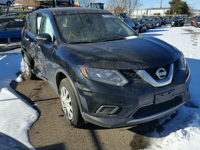 KNMAT2MV7FP504493 - 2015 NISSAN ROGUE S BLACK photo 1