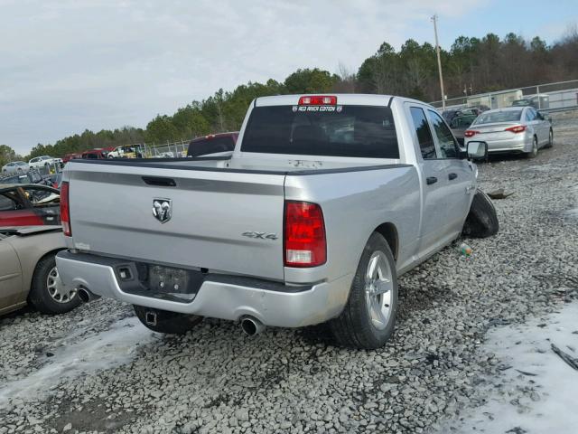 1C6RR7FT5HS523206 - 2017 RAM 1500 ST SILVER photo 4