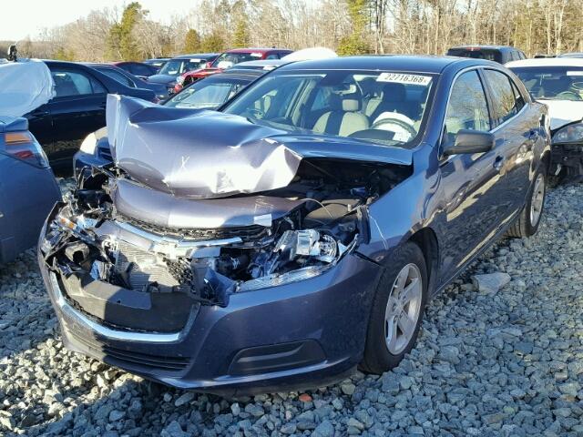 1G11B5SL2FF343345 - 2015 CHEVROLET MALIBU LS ნაცრისფერი ფოტო 2