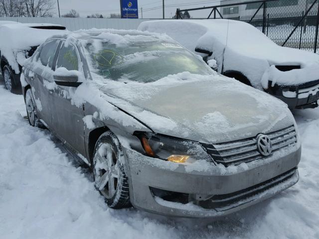 1VWBH7A32DC019850 - 2013 VOLKSWAGEN PASSAT SE GRAY photo 1