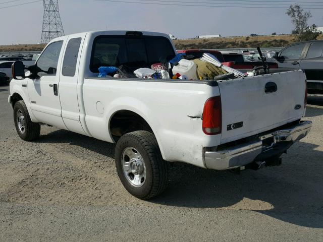 1FTWX31P75EC36190 - 2005 FORD F350 SRW S WHITE photo 3