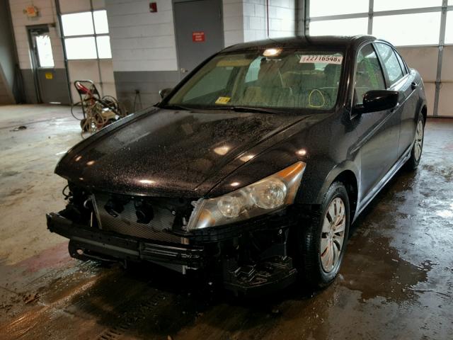 1HGCP2F38CA056421 - 2012 HONDA ACCORD LX BLACK photo 2