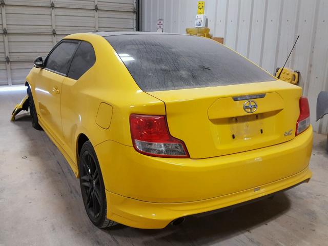 JTKJF5C73C3024863 - 2012 TOYOTA SCION TC YELLOW photo 3