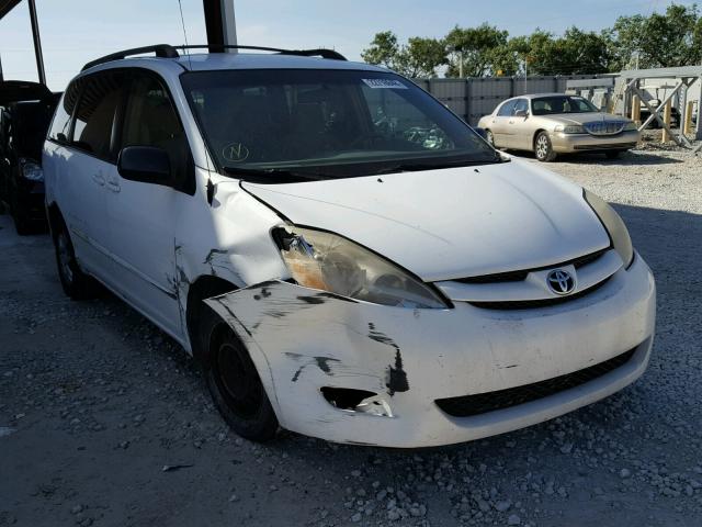 5TDZK23C48S101277 - 2008 TOYOTA SIENNA CE WHITE photo 1